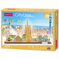 CubicFun пазл 3D City Line Barcelona