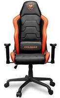 Gaming Chair Cougar ARMOR Air Black/Orange, User max load up to 120kg / height 150-185cm