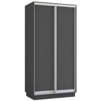 Dulap Mobildor-Lux Fox uși glisante din PAL (120x60x240H cm) Anthracite