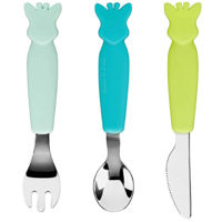 Посуда для кормления Sophie la Girafe 480007 Set tacamuri din inox cu maner silicon