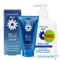 Camomilla Blu Crema protectoare universala 50ml + Camomilla Blu Daily Use pH 5.5 gel intim pentru toata familia 300ml CADOU