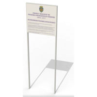 Accesoriu pentru teren de joacă Copfer PTP040-03A Panou informativ din etalbond 60x60cm
