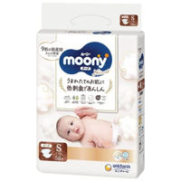 Аксессуар для самых маленьких Moony Scutece Natural marimea S (4-8 kg), 58 buc.
