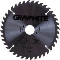 Диск отрезной Graphite 57H670 Disc circular pentru lemn, 190x30mm, 40 dinti