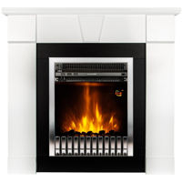 Камин электрический ArtFlame Elyon & Gala Silver, 950x1000x270mm, Alb