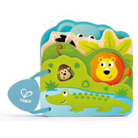 Игрушка Hape E0047A BABY-S WILD ANIMAL BOOK