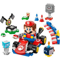 Конструктор Lego 72043 Super Mario: Mario Kart, Mario interactiv și kart standard