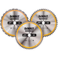 Аксессуар для пилы DeWalt DT1964 set discuri taiere lemn Ø305x30mm (1x60T, 1x48T, 1x24T)