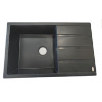 Chiuvetă bucătărie Tornado MELISSA 800*500 Obsidian