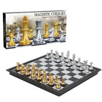 Настольная игра miscellaneous 2612-A Șah magnetic auriu și argintiu