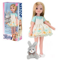 Кукла Essa 92055-A Mica Milly cu iepuraș, 35 cm