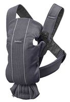 Анатомический рюкзак-кенгуру BabyBjorn Mini Anthracite 3D Mesh