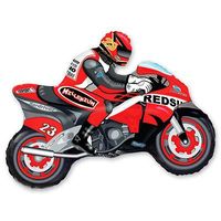 Мотоциклист Красный