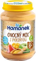 Piure Hamanek mix de fructe, cartof dulce și mălai, 190g
