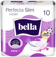 Absorbante zile critice Bella Perfecta Slim Violet, 10 buc.