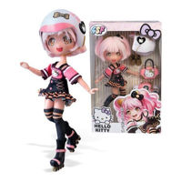 Кукла miscellaneous HKTF1000 Hello Kitty,Papusa Manga Golden Diva Roller cu accesorii