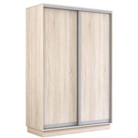 Dulap Mobildor-Lux Fox uși glisante din PAL (130x60x210H cm) Sonoma