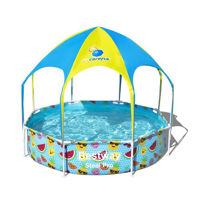 Piscina carcas My First Pool 244х51cm, 1688L cu baldachin, 3+ BESTWAY