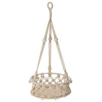 Ghiveci pentru flori Promstore 17079 Кашпо плетеное подвесное D25cm, H60cm, хлопок