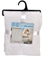 Занавеска для ванной Tendance 56219 Perdea pentru dus 180x200cm Leaf, poliester, alb