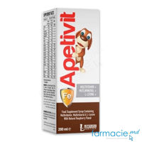 APETIVIT Multivitamine + minerale + L-lizin sirop copii (4 ani+) 200ml Ledapharma