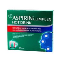 Aspirin Complex Hot Drink gran./susp. orală 500 mg/30 mg N10