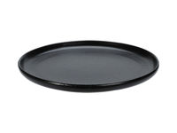 Тарелка сервировочная 26cm Glaze finishe Black, фарфор