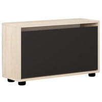 Raft pentru încălțăminte Mobildor-Lux Leo 50x27x47H cm Sonoma/Anthracite