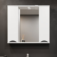 Зеркало для ванной Bayro Elara Duo 860x750 белый мат