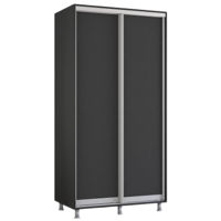 Dulap Mobildor-Lux Aron-P uși glisante din PAL (100x60x200H cm) Anthracite