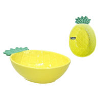 Салатница Tognana 56928 Salatiera din ceramica 17x12x4cm Pachy Ananas