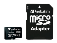 Verbatim Premium MicroSDXC 64GB Class 10 + SD-адаптер