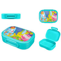 Контейнер для хранения пищи miscellaneous 55027 Lunch-box Plastishka Smesarichi 0.98l, albastru