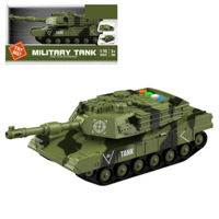 Машина Wenyi WY410A 1:16 Tanc militar inerțial, camuflaj verde (lumină/sunet)