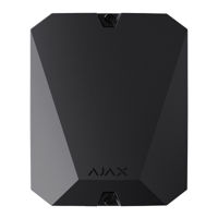 Ajax Wireless Security Transmitter "MultiTransmitter", Black, NC,NO, EOL contact type; 18 zones