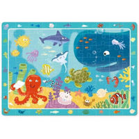 Головоломка Dodo 300134 Puzzle educativ: Sub apă, 80el