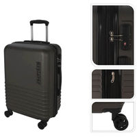 Чемодан ProWorld 36796.1 Чемодан на колёсах 50 л, 62x43x26 см, чёрный, пластик