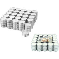 Декор Promstore 45354 Zniczplast Свечи чайные Decor 100шт D3.8x1.3cm, 4часа