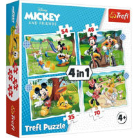 Головоломка Trefl R25E /14/15 (34604) 4 в 1  Mickey Mouse