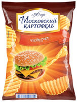 Chips-uri "Moscovskii Kartofeli" Cheeseburger 70g