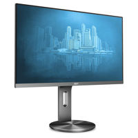 27.0" AOC IPS LED I2790PQU/BT Black/Silver (4ms, 100M:1, 250cd, 1920x1080, 178°/178°, VGA, HDMI, DisplayPort, Speakers 2 x 2W, USB Hub: 4 x USB3.0, Audio Line-out, Height Adjustment, VESA)