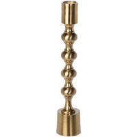 Свеча Holland 27461 Gold Подсвечник металлический 23cm
