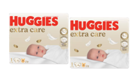 Набор 2 уп. x Huggies Extra Care Mega  1  (2-5 kg), 84 шт.