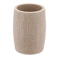 Стакан для зубных щёток Tendance 56215 Leaf, natural, polirasina