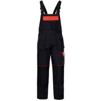 Спецодежда Lahti Pro 7505760 Защитный комбинезон-брюки, графитово-оранжевый, (XL) h-188