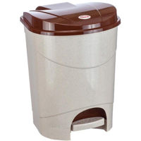 Coș de gunoi Idea М2890 albastru, bej, marmora