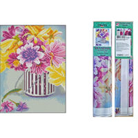 Картина по номерам Strateg 57295 Mozaic cu diamante 30x40cm Culorile vietii