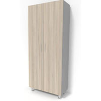 Шкаф Smartex N4 100cm Графит/Дуб Светлый