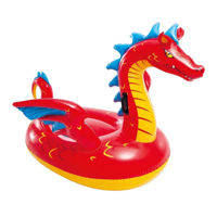 Jucărie gonflabilă Intex 57577 Pluta-saltea gonflabilă Dragon mistic, 155x122x109 cm, 3+