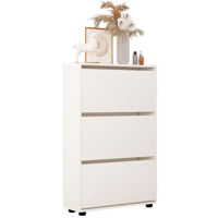 Raft pentru încălțăminte Mobildor-Lux Leo 60x27x125H cm White